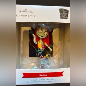 NIB 2/$15 The Nightmare Before Christmas Sally Hallmark Christmas Ornament